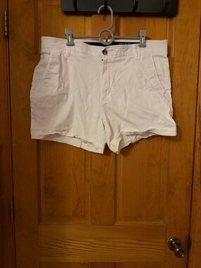 crown & ivy White Women's Cotton Jean Shorts